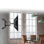StarTech.com FPWARTS1 Full Motion TV Wall Mount for 37" - 80" Displays, 50kg, VESA 600x400, Black