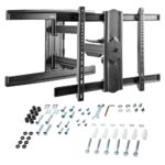 StarTech.com FPWARTS1 Full Motion TV Wall Mount for 37" - 80" Displays, 50kg, VESA 600x400, Black