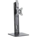 StarTech.com Free Standing Single Monitor Mount for 34" Displays, 7kg, Height Adjustable, Black