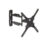 StarTech.com Full Motion TV Wall Mount for 32" to 55" Displays, 35kg Max Weight, Black