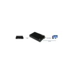 StarTech.com Gigabit Ethernet Copper-to-Fiber Media Converter SM LC 20km Black