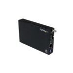 StarTech.com Gigabit Ethernet Fiber Media Converter Open SFP Slot 1000Base-T/LX/SX Black