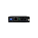 StarTech.com Gigabit Ethernet Multi Mode Fiber Media Converter SC, 550m, Steel, Black