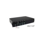 StarTech.com Gigabit Ethernet Multi Mode Fiber Media Converter SC, 550m, Steel, Black