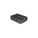 StarTech.com Gigabit Ethernet to SC Fiber Media Converter, Multi-Mode, 850nm, 550m, Black