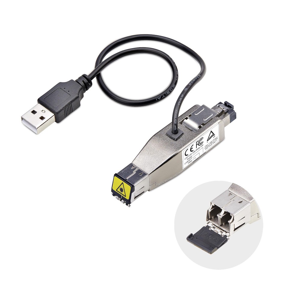 StarTech.com Gigabit Fiber to RJ45 Ethernet Media Converter, Singlemode 10km/Multimode 800m, USB Powered StarTech.com Gigabit Fiber to RJ45 Ethernet Media Converter, Singlemode 10km/Multimode 800m, USB Powered