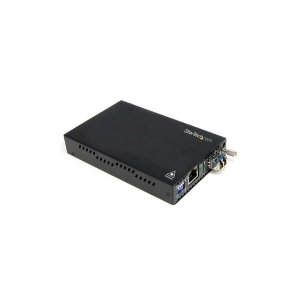 StarTech.com Gigabit Multimode Fiber Media Converter LC 550m 1000Mbps Black