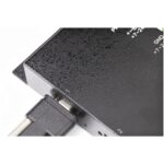 StarTech.com HB31C2A2CME 4 Port USB 3.2 Gen 2 Industrial Hub, 2x USB-C, 2x USB-A, 10Gbps, Black