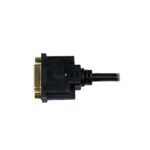 StarTech.com HDMI Male to DVI-D Female Video Cable Adapter, 0.2m, Black