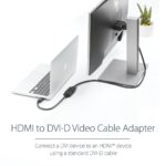StarTech.com HDMI Male to DVI-D Female Video Cable Adapter, 0.2m, Black