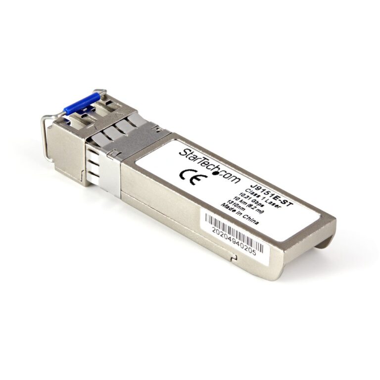 StarTech.com HPE J9151E Compatible SFP+ Transceiver Module 10GbE 10km LC 1310nm DDM Silver