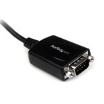 StarTech.com ICUSB232PRO 0.3m USB to RS232 Serial DB9 Adapter Cable with COM Retention, Black