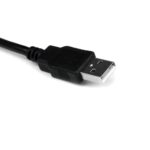 StarTech.com ICUSB232PRO 0.3m USB to RS232 Serial DB9 Adapter Cable with COM Retention, Black