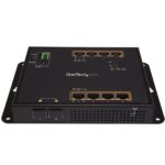 StarTech.com IES101GP2SFW Managed Industrial 8 Port PoE+ Gigabit Ethernet Switch with 2 SFP Slots