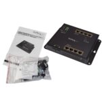 StarTech.com IES101GP2SFW Managed Industrial 8 Port PoE+ Gigabit Ethernet Switch with 2 SFP Slots
