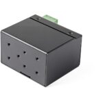 StarTech.com IMC1GSFP30W Industrial PoE+ Fiber to Ethernet Media Converter 30W Black