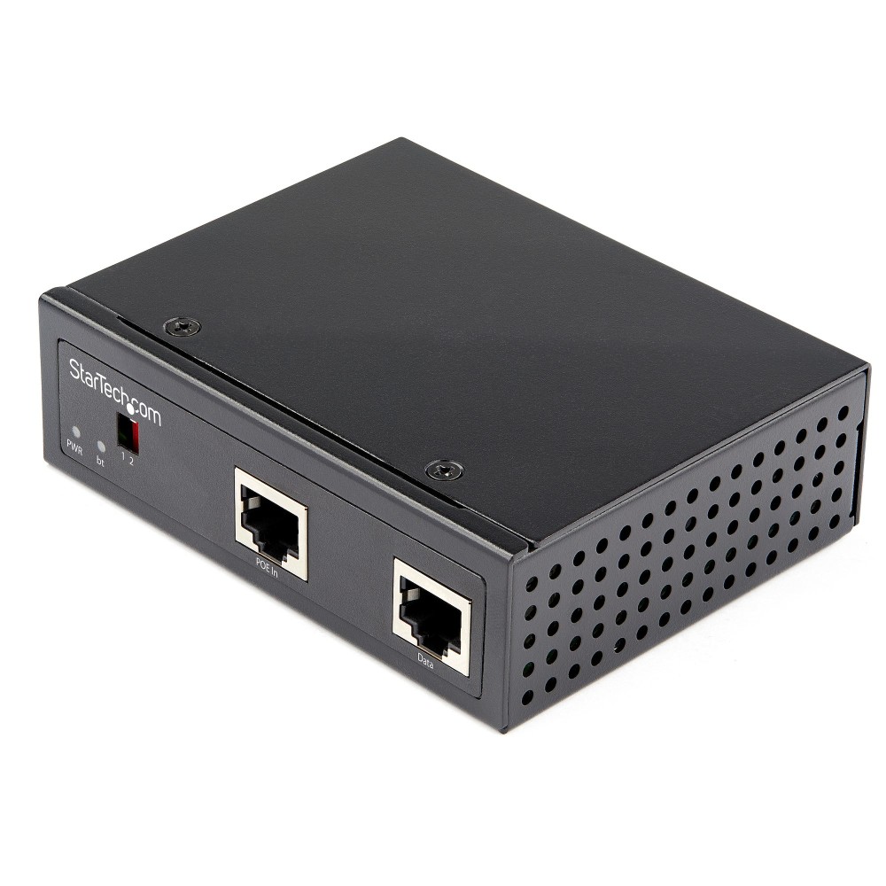 StarTech.com Industrial Gigabit PoE Splitter - 90W PoE+++, 12-48V DC, -40C to +75C, Black StarTech.com Industrial Gigabit PoE Splitter - 90W PoE+++, 12-48V DC, -40C to +75C, Black