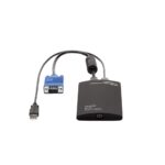 StarTech.com KVM Console to USB 2.0 Portable Laptop Crash Cart Adapter Black