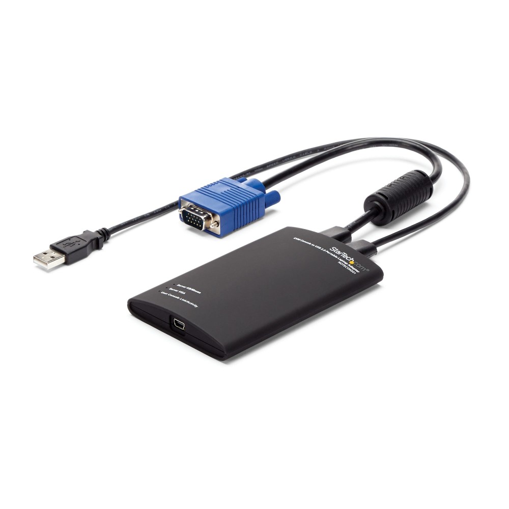 StarTech.com KVM Console to USB 2.0 Portable Laptop Crash Cart Adapter Black StarTech.com KVM Console to USB 2.0 Portable Laptop Crash Cart Adapter Black