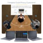 StarTech.com Laptop Privacy Screen, 15" (38.1cm) - Magnetic, Anti-Glare, Blue Light Reduction, Black