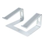 StarTech.com Laptop Stand for Desk, 17" Max, 5kg, Aluminium, Silver, Ergonomic Riser