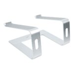 StarTech.com Laptop Stand for Desk, 17" Max, 5kg, Aluminium, Silver, Ergonomic Riser