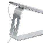 StarTech.com Laptop Stand for Desk, 17" Max, 5kg, Aluminium, Silver, Ergonomic Riser