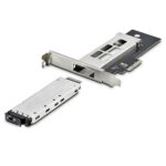 StarTech.com M.2 NVMe SSD to PCIe x4 Mobile Rack with Removable Tray, PCIe 4.0, Hot-Swap, Black/Silver