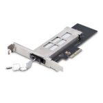 StarTech.com M.2 NVMe SSD to PCIe x4 Mobile Rack with Removable Tray, PCIe 4.0, Hot-Swap, Black/Silver