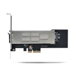 StarTech.com M.2 NVMe SSD to PCIe x4 Mobile Rack with Removable Tray, PCIe 4.0, Hot-Swap, Black/Silver