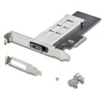 StarTech.com M.2 NVMe SSD to PCIe x4 Mobile Rack with Removable Tray, PCIe 4.0, Hot-Swap, Black/Silver