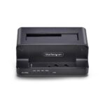StarTech.com M.2 NVMe to 2.5/3.5" SATA Drive Duplicator, Standalone SSD Cloner, USB 3.2 Gen 2, Black