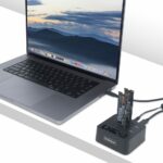 StarTech.com M2DUP11 M.2 NVMe SSD Duplicator & Dock, 90GBpm, USB 3.2 20Gbps, Black