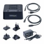 StarTech.com M2DUP11 M.2 NVMe SSD Duplicator & Dock, 90GBpm, USB 3.2 20Gbps, Black