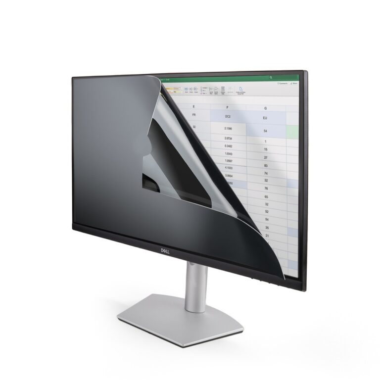 StarTech.com Monitor Privacy Screen 24" LCD 16:9, Blue Light Reduction, Anti-Microbial, Transparent