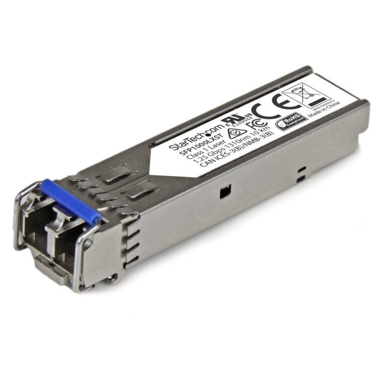 StarTech.com MSA Uncoded SFP Module 1000BASE-LX 1GbE Single Mode Fiber Optic Transceiver LC 10km DDM