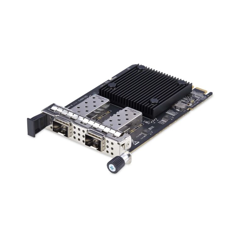 StarTech.com OCP 3.0 SFP+ Network Card, Dual-Port 10Gbps, Intel X710-BM2, Black