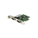 StarTech.com PEX2S1050 2-Port PCIe RS232 Serial Card with 16C1050 UART, 460.8 Kbps