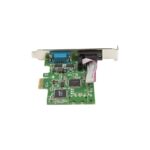 StarTech.com PEX2S1050 2-Port PCIe RS232 Serial Card with 16C1050 UART, 460.8 Kbps
