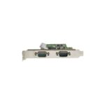 StarTech.com PEX2S1050 2-Port PCIe RS232 Serial Card with 16C1050 UART, 460.8 Kbps