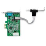 StarTech.com PEX2S953LP 2-Port PCIe RS232 Serial Adapter Card with 16950 UART - Low Profile