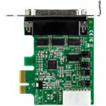 StarTech.com PEX4S03LP 4-Port PCIe RS232 Serial Adapter Card 921.6Kbit/s - Windows/Linux
