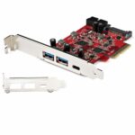 StarTech.com PEXUSB312A1C1H 5-Port USB 3.2 Gen 2 PCIe Card - 1x USB-C, 2x USB-A, 2x IDC - 10Gbps