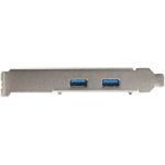 StarTech.com PEXUSB312A3 2-Port USB 3.2 Gen 2 (10Gbps) PCIe Expansion Card - Black