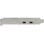 StarTech.com PEXUSB312C3 2-Port USB 3.2 Gen 2 PCIe Card, USB-C 10Gbps, PCIe 3.0 x4, Red