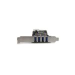 StarTech.com PEXUSB3S42V 4 Port PCIe USB 3.2 Gen 1 Card Adapter, 2 Dedicated 5Gbps Channels, UASP, SATA/LP4 Power