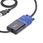 StarTech.com Portable USB Crash Cart Adapter for Servers, VGA/Mini DisplayPort KVM Console, Black