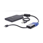 StarTech.com Portable USB Crash Cart Adapter for Servers, VGA/Mini DisplayPort KVM Console, Black