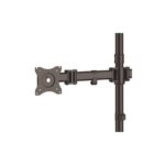 StarTech.com Quad-Monitor Desktop Stand 13-27" Articulating Freestanding, 4 Displays, 8kg Max, Black