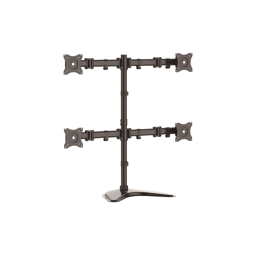 StarTech.com Quad-Monitor Desktop Stand 13-27" Articulating Freestanding, 4 Displays, 8kg Max, Black StarTech.com Quad-Monitor Desktop Stand 13-27" Articulating Freestanding, 4 Displays, 8kg Max, Black